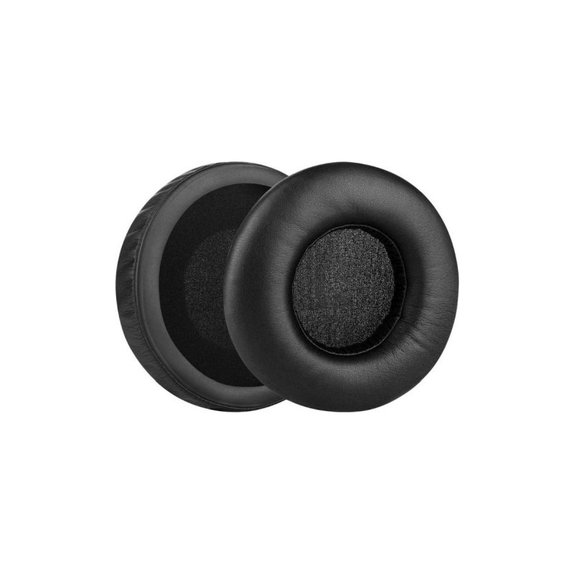 Ersatz-Ohrpolster für AKG K845BT, K545, K540, Memory-Schaumstoff + PU-Leder, Schwarz, 1 Paar