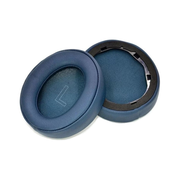 Ersatz-Ohrpolster für Anker Soundcore Life Q30, Q35, Memory-Schaumstoff + PU-Leder, Blau (Genäht), 1 Paar