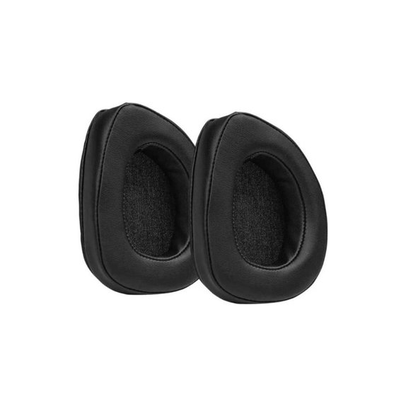 Ersatz-Ohrpolster für Asus ROG Delta, Delta S, Memory-Schaumstoff + PU-Leder, Schwarz, 1 Paar