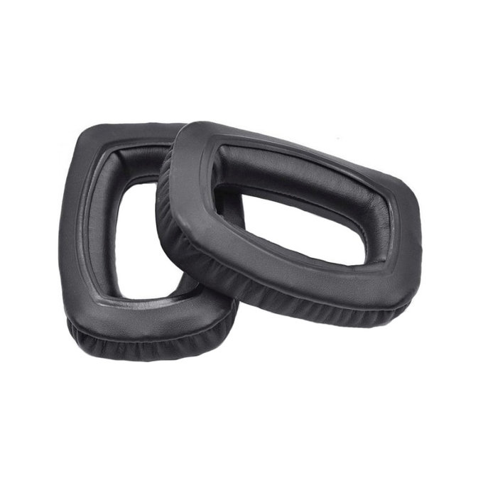 Ersatz-Ohrpolster für Beyerdynamic DT 100, DT 150, DT 190, Memory-Schaumstoff + PU-Leder, Schwarz, 1 Paar