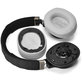 Ersatz-Ohrpolster für JBL Live 650BTNC, 660NC, E65BTNC, Duet NC, Memory-Schaumstoff + Textil, Grau, 1 Paar
