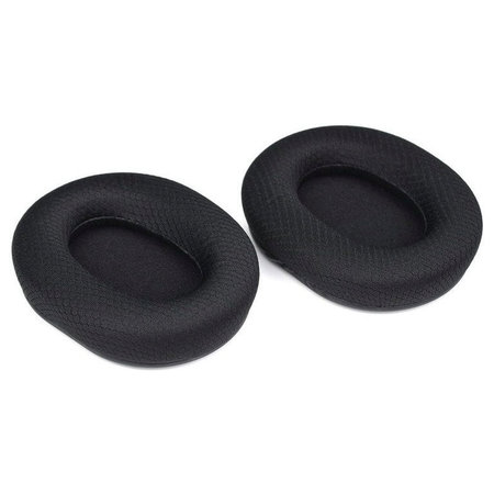 Ersatz-Ohrpolster für Razer Blackshark V2, V2X, V2 Pro, V2 SE, Memory-Schaumstoff + Textil, Schwarz, 1 Paar