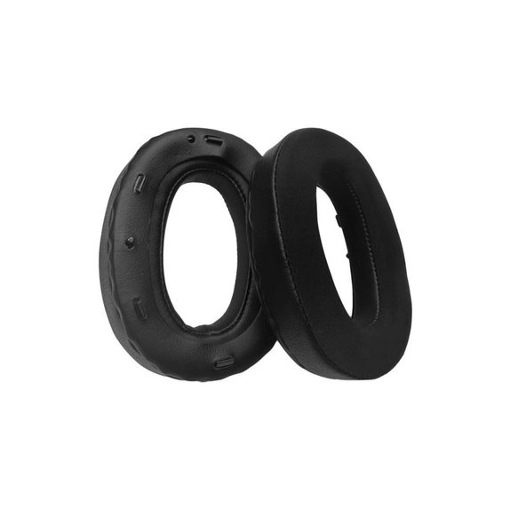 Ersatz-Ohrpolster für Sony WH-1000XM2, Memory-Schaumstoff + Neopren, Schwarz, Kühlgel, 1 Paar