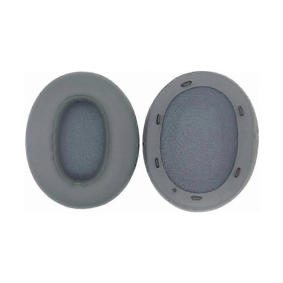 Ersatz-Ohrpolster für Sony WH-ULT900N, Memory-Schaumstoff + PU-Leder, Grau, 1 Paar