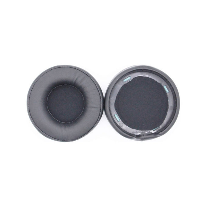 Ersatz-Ohrpolster für SteelSeries Siberia 650, Memory-Schaumstoff + PU-Leder, Schwarz, 1 Paar