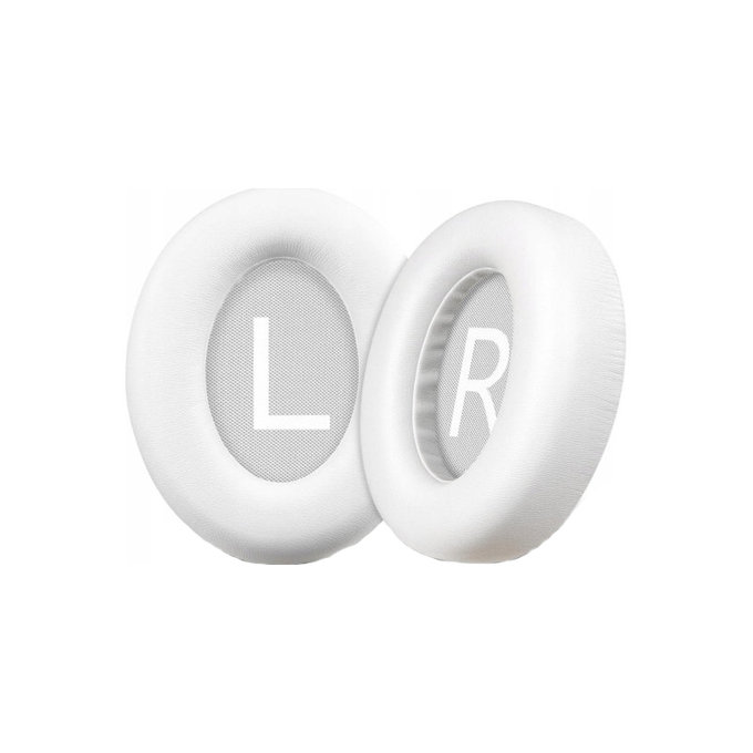 Ersatz-Ohrpolster für Bose 700, NC700, Memory-Schaumstoff + PU-Leder, Weiß, 1 Paar