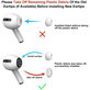 Ersatz-Silikon-Ohrstöpsel für Apple AirPods 3 Pro, Set 3 Stk. (L, M, S), Weiß