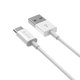 USB / USB-C Kabel Smart, 2.1A, 2m, Weiß, Devia
