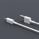 USB / USB-C Kabel Smart, 2.1A, 2m, Weiß, Devia