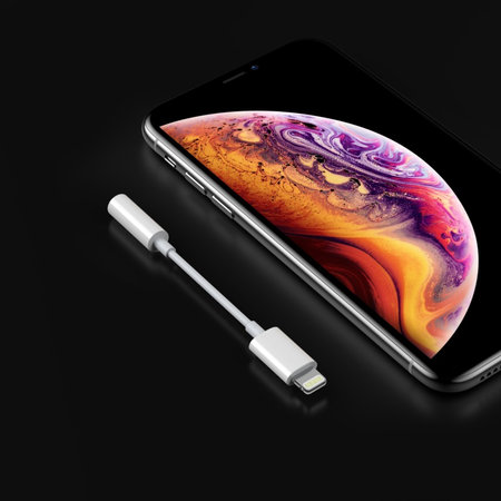 Adapter Smart 3,5mm Jack / Lightning, Weiß, Devia