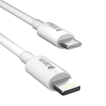 Lightning / USB-C Kabel Smart, PD 27W, 2m, Weiß, Devia