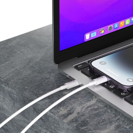 Lightning / USB-C Kabel Smart, PD 27W, 2m, Weiß, Devia