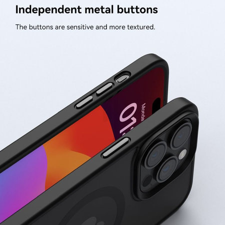 Hülle Pino mit MagSafe für iPhone 15 Plus, Schwarz, Devia