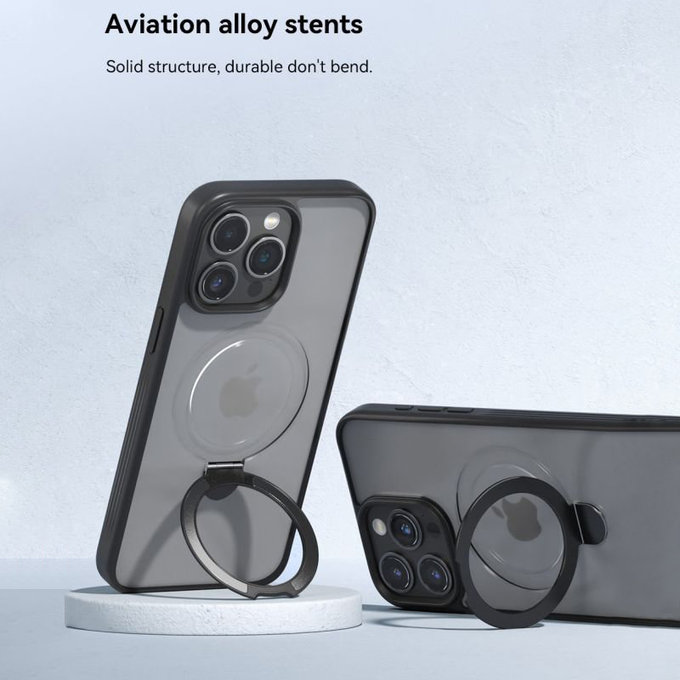 Hülle Delight mit MagSafe für iPhone 15 Pro Max, Schwarz, Devia