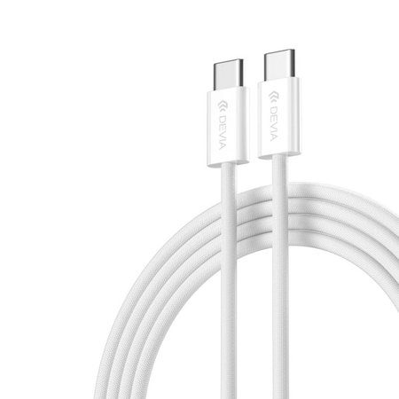 USB-C / USB-C Kabel Smart, PD 60W, 1m, Weiß, Devia