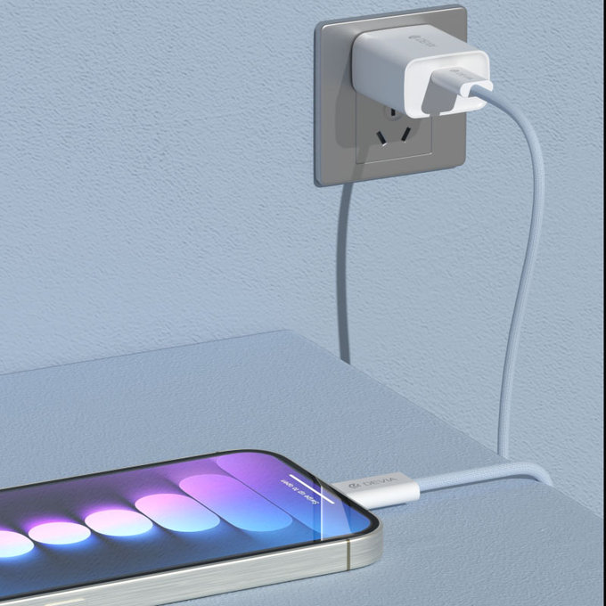 USB-C / USB-C Kabel Smart, PD 60W, 1m, Weiß, Devia