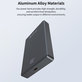 MagSafe Powerbank Extreme Speed Mini mit Display, PD 20W, 10000mAh, Space Grey, Devia