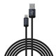 Lightning / USB Kabel Gracious, 2,4A, 1m, Schwarz, Devia