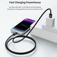 Lightning / USB Kabel Gracious, 2,4A, 1m, Schwarz, Devia
