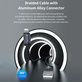 Lightning / USB Kabel Gracious, 2,4A, 2m, Schwarz, Devia
