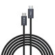 USB-C / USB-C Kabel Extreme Speed, PD 240W, 2m, Schwarz, Devia