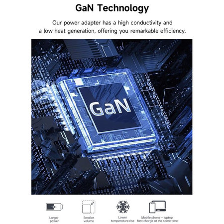 Ladeadapter Extreme Speed, 2x USB-C + USB-A, PD 65W, Weiß, Devia
