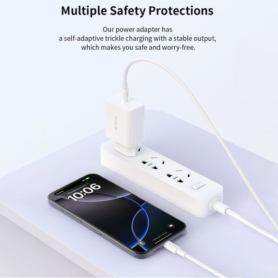 Ladeadapter Rocket USB-C, PD 45W, Weiß, Devia