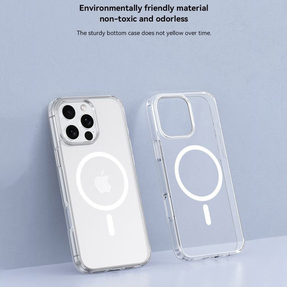 Hülle Clear mit MagSafe für iPhone 16 Plus, Transparent, Devia