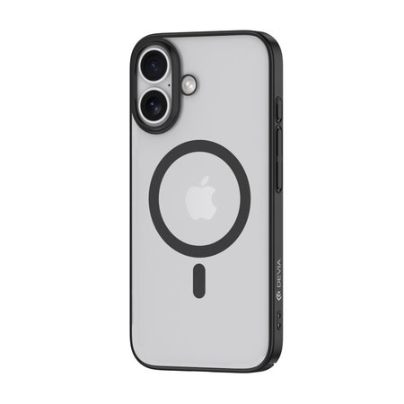 Hülle Glimmer mit MagSafe für iPhone 16 Plus, Schwarz, Devia