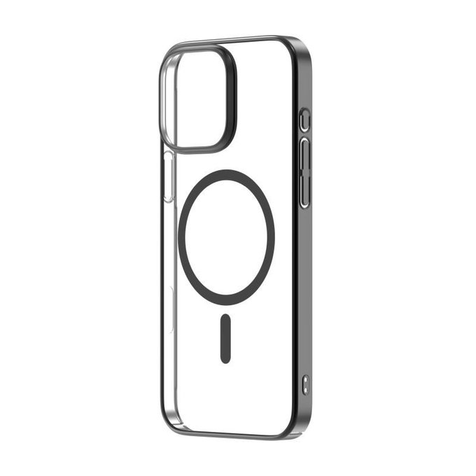 Hülle Glimmer mit MagSafe für iPhone 16 Pro Max, Schwarz, Devia