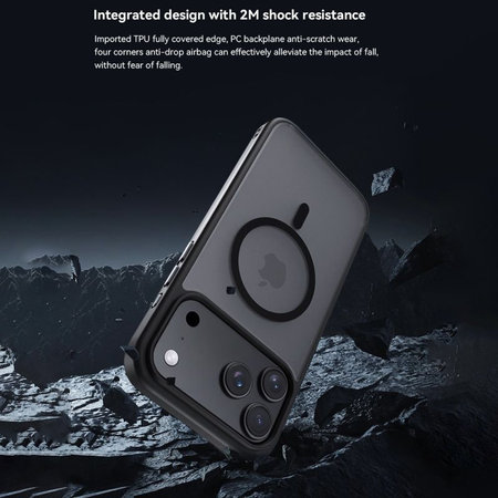 Hülle Pino mit MagSafe für iPhone 17, Schwarz, Devia