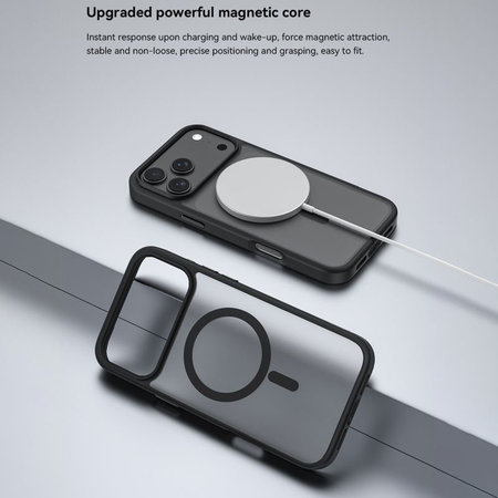 Hülle Pino mit MagSafe für iPhone 17 Pro Max, Schwarz, Devia