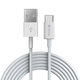 USB / USB-C Kabel Smart, 2.1A, 1m, Weiß, Devia