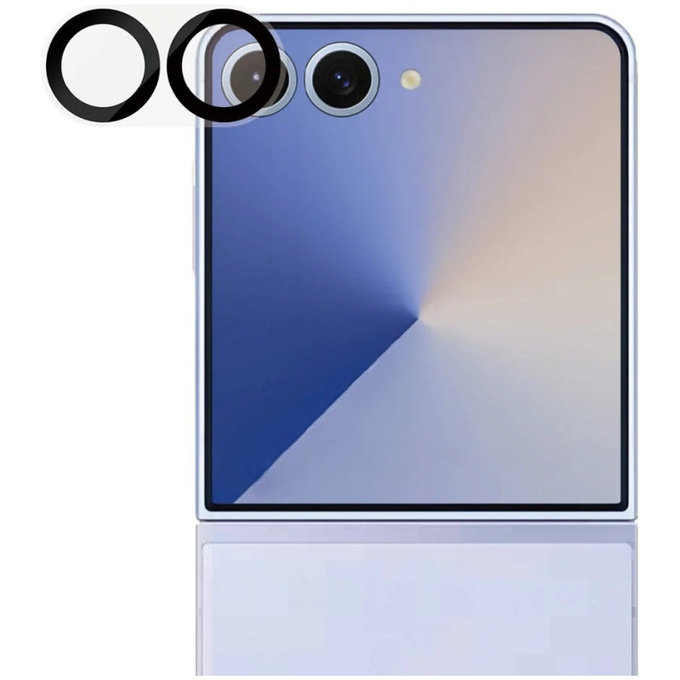 Kameralinsenschutz PicturePerfect für Samsung Z Flip7, Schwarz, PanzerGlass