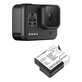 Akku batterie für Gopro Hero 8, Hero 6, 1250mAh, Li-Ion, 3.85V, AHDBT-501, HQ