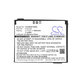 Akku batterie für Becker HJS 100, HJS100, Li-Ion, 3.7V, 900mAh, HQ