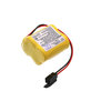 Batterie für GE FANUC ALPHA iSV, BETA iSV, 2900mAh, Li-MnO2, 6V, A98L-0031-0025, HQ