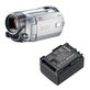 Akku batterie für Canon FS10, FS11, FS100, 890mAh, Li-Ion, 7.4V, BP-808, HQ