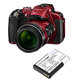 Akku batterie für Nikon Coolpix, 1700mAh, Li-Ion, 3.8V, EN-EL23, HQ