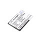 Batterie für Panasonic KX-PRX110, 120, 150, 1750mAh, Li-Ion, 3.7V, KX-PRA10, HQ