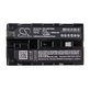Akku batterie für Line 6 James Tyler Variax, Line 6 JTV Guitar, 2600mAh, Li-Ion, 7.4V, BA12, HQ