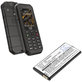 Batterie für Cat B26, 1350mAh, Li-Ion, 3.7V, B26, HQ