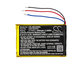 Batterie für JBL Clip 2, 800mAh, Li-Pol, 3.7V, GSP383555, HQ