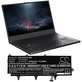 Batterie für Asus Zephyrus Gx701, Rog Zephyrus S Gx701, Rog Gx701, 4850mAh, Li-Pol, 15.4V, C41N1802, HQ