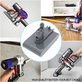 Akku batterie für Dyson DC31, DC34, DC35, DC44, DC45, DC56, 1500mAh, Li-Ion, 22.2V, 965557-03, HQ