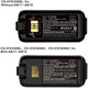 Batterie für Intermec CK3, CK3A, CK3X, CK3R, CK3C, CK3C1, CK3N, 5200mAh, Li-Ion, 3.7V, 318-034-001, HQ