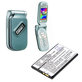 Akku batterie für Alcatel Lollipops, 650mAh, Li-Ion, 3.7V, 3DS11080AAAA, HQ