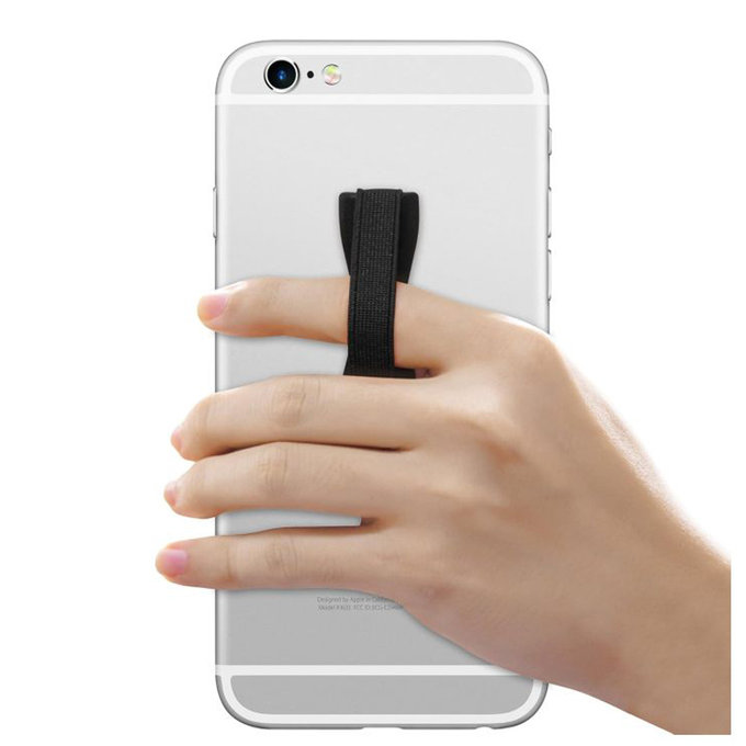 Elastischer Handy-Grip, Schwarz