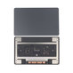 Kompletter Trackpad für MacBook Pro 14", A2779 (2023), Space Gray, 661-32206, Genuine Apple