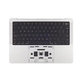 Oberer Tastaturrahmen für MacBook Pro 14", A2918 (2023), mit US-Tastatur und Akku, Silver, 661-35709, Genuine Apple